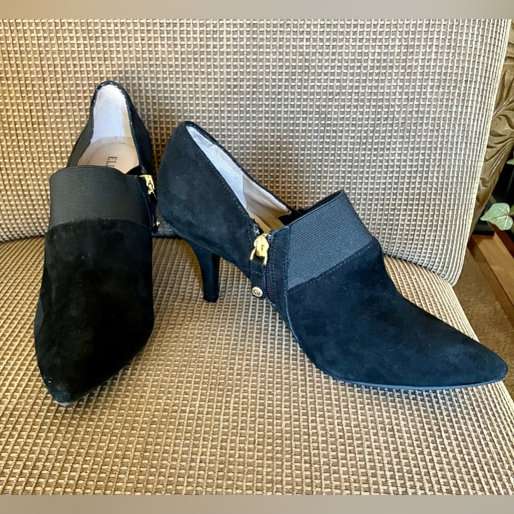 Ellen Tracey Suede Bree Ankle Bootie